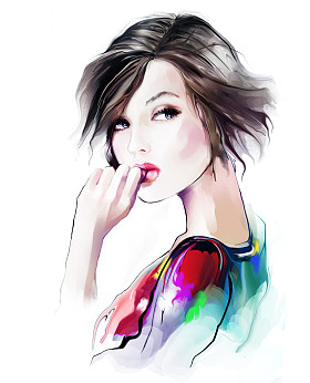 美丽的体贴女人图片