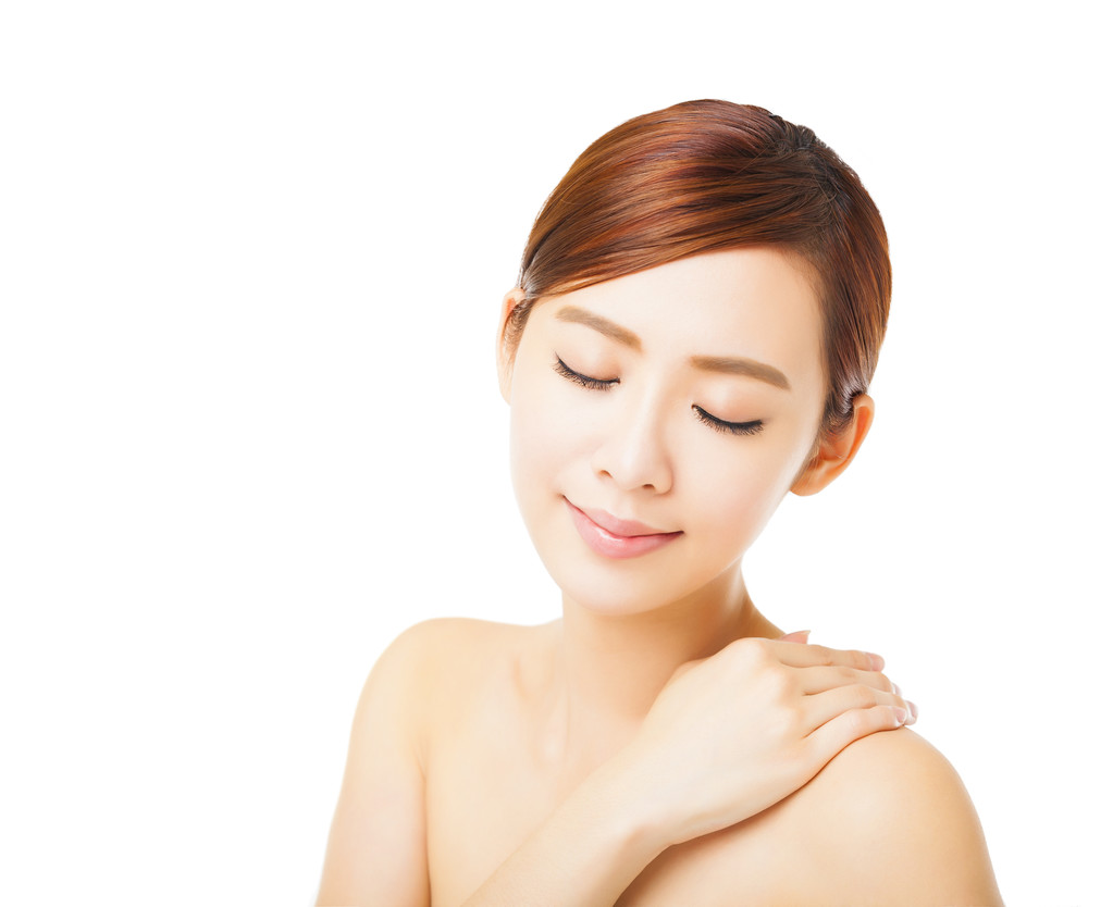 美丽的年轻女子脸特写 美丽的年轻女子脸特写