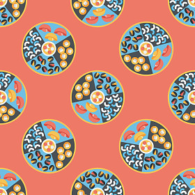 中国农历新年平面图标与长长的影子、 eps10、 中国 desse