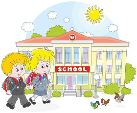 去上学的学童