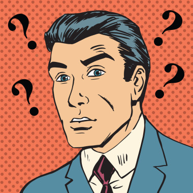 男性问号误解谜男波普艺术漫画 r