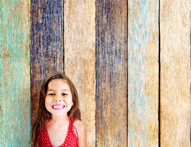 微笑小兒童肖像