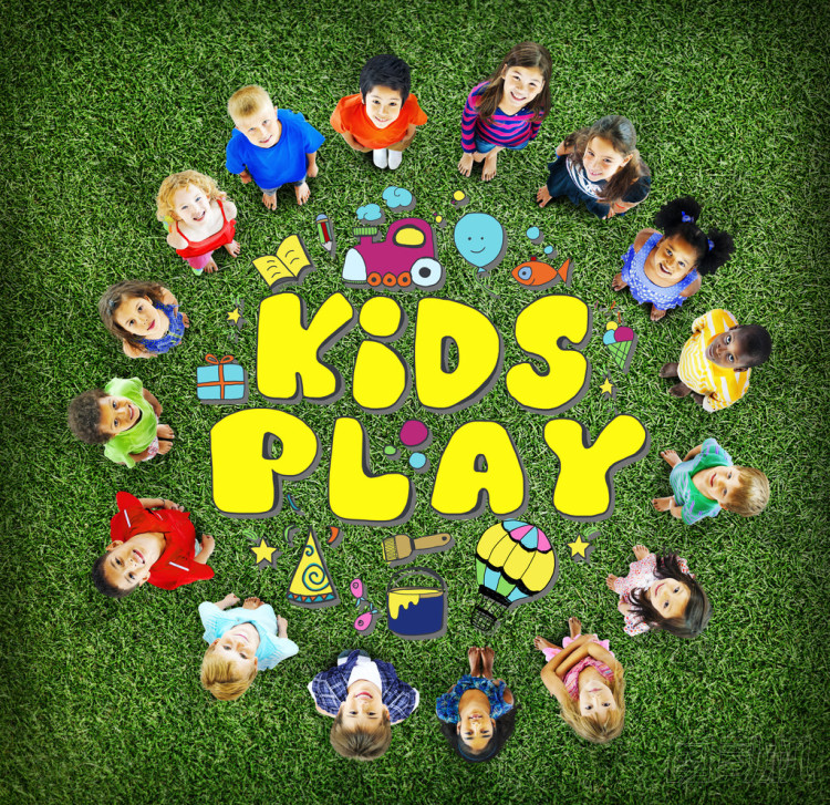 孩子們玩的概念