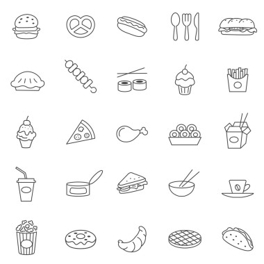 快餐图标图片