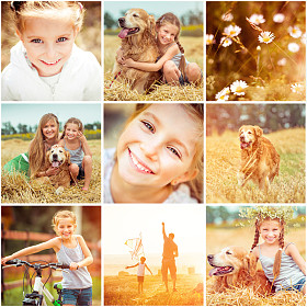 家庭照片拼贴图片