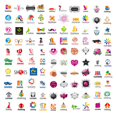 矢量 logo 设计和时装衣服大集合