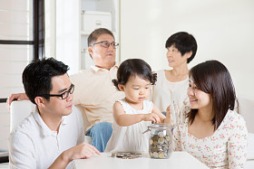 钱储蓄概念图片