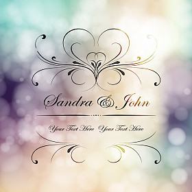 婚礼卡或邀请背景。格力