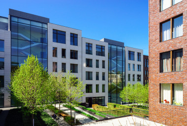 新的現(xiàn)代建筑，公寓，莫斯科圖片