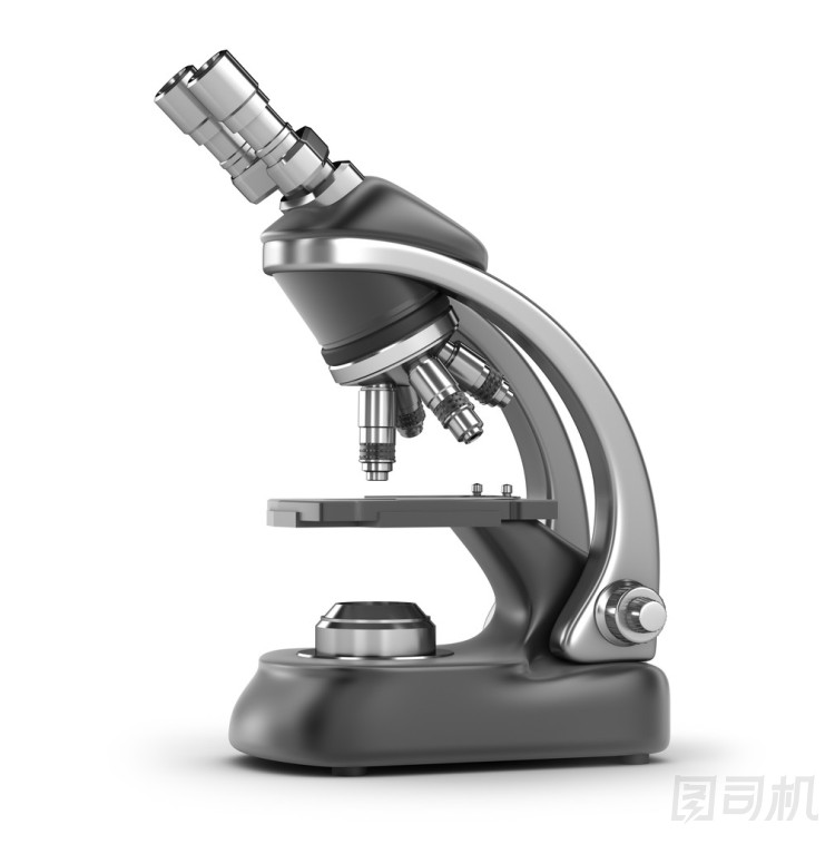現(xiàn)代顯微鏡等軸視圖上白色隔離