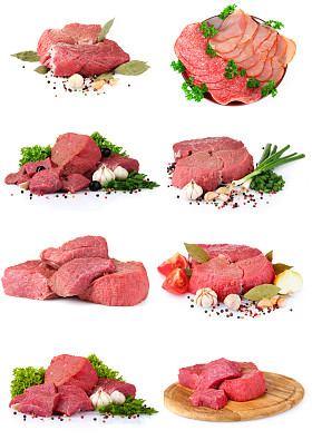 新鲜原料肉集合