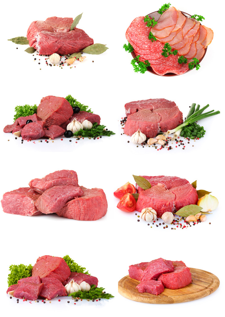 新鲜原料肉集合