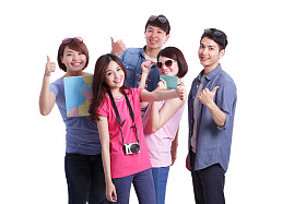 人们放弃竖起大拇指图片