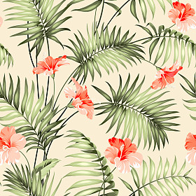 无缝模式的棕榈.照片