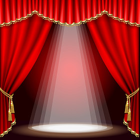 剧院舞台。网格.照片