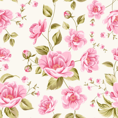 豪華的牡丹花圖案