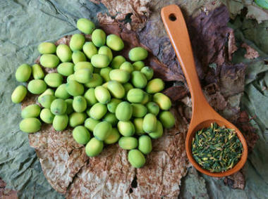 集合蓮花、 種子、 茶葉、 健康食