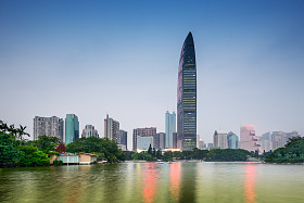 深圳公园和天际线图片