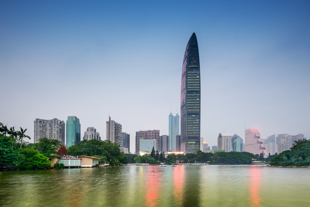 深圳公园和天际线图片
