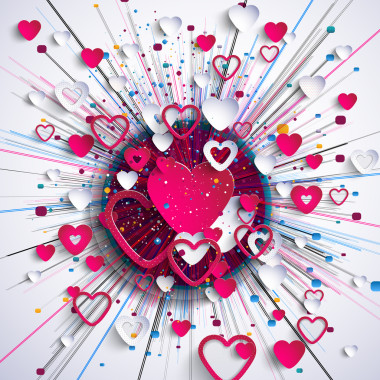 矢量背景素材-模式穿蓋圖片