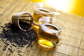 玻璃杯茶