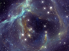 多彩空间星级星云照片