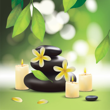 水療中心組成用石頭圖片