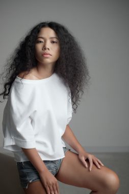 有吸引力的黑發(fā)圖片