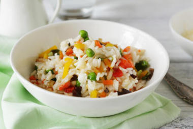 烤蔬菜炒飯圖片