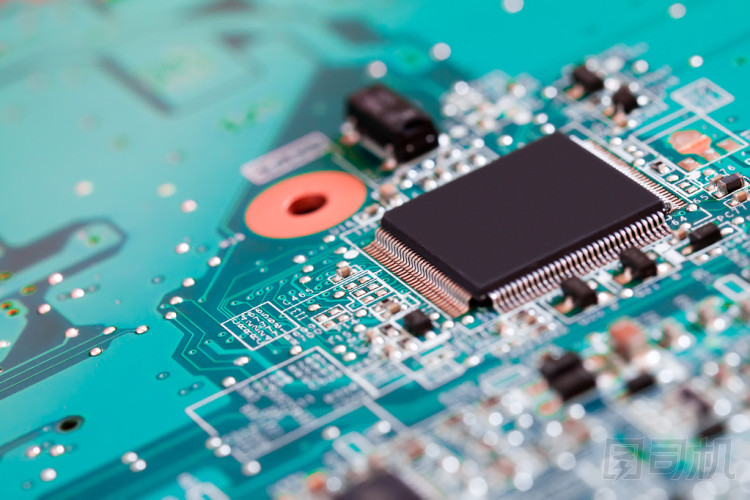 電子電路板關(guān)閉.照片