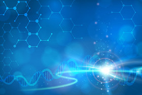 抽象生物 Dna 矢量背景照片