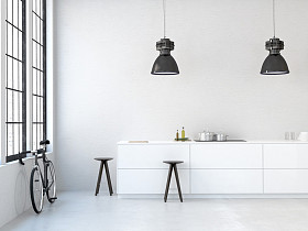 现代的阁楼。3d 渲染