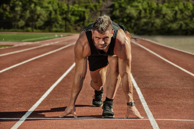 体育。赛跑者.照片