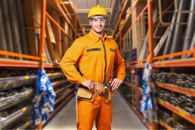 工人、 技术员，白色