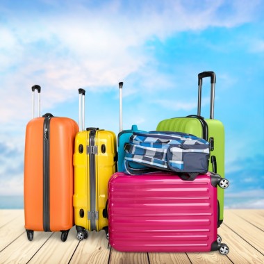 機場，孤立、 背包.圖片