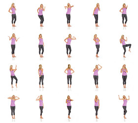 拼贴的不同的面部表情