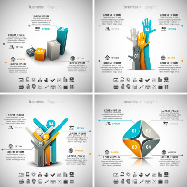 4 在 1 业务图表