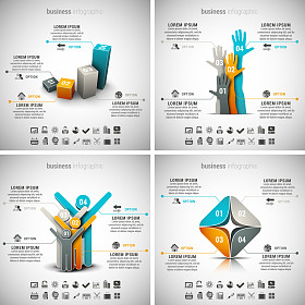 4 在 1 业务图表