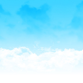 蓝蓝的天空和云抽象图图片