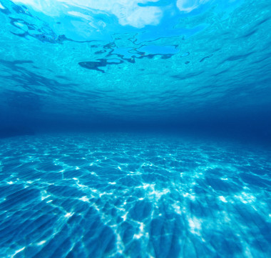 水下拍攝的沙質(zhì)海底