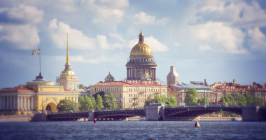 在圣彼得堡的圣艾薩克大教