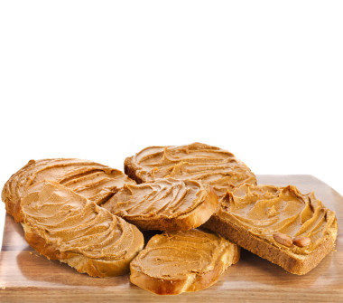 花生黄油三明治图片