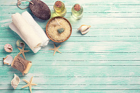 水疗中心和健身设置图片