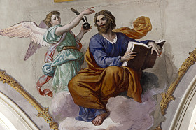 阿米莉亚 (特尔尼，翁布里亚，意大利）-大教堂内部，与天花板