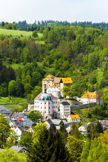 城堡和宮殿的 becov nad teplou