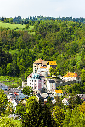 城堡和宫殿的 becov nad teplou