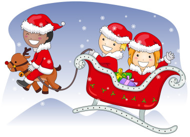 圣诞雪橇图片