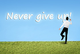 人在天上写字永不言弃