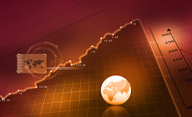 股票市场图照片