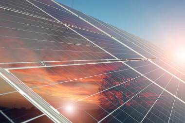 太陽能電池特寫圖片